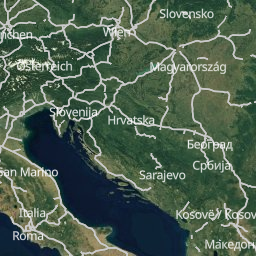 Italy - Satellite & OSM preview